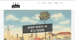 Desktop Screenshot of apartmentsinwestwood.com