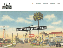 Tablet Screenshot of apartmentsinwestwood.com